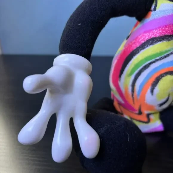 Vintage 1994 Ertl Jibba Jabber noise maker Toy Colorful 90s 15" Plush Silly Kids - Picture 6 of 16